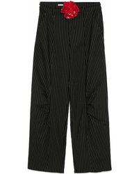ROTATE BIRGER CHRISTENSEN - Pinstripe Cargo Trousers - Lyst