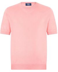Fedeli - Short-Sleeve Crew-Neck T-Shirt - Lyst