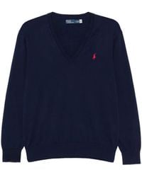 Polo Ralph Lauren - Pullover mit V-Ausschnitt - Lyst