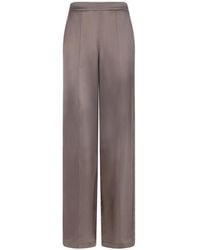 Emporio Armani - Fluid Trousers - Lyst