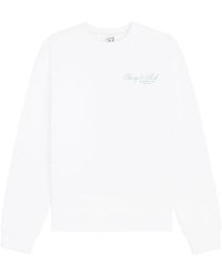 Sporty & Rich - Villa Logo-Print Sweatshirt - Lyst