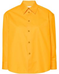 Jil Sander - Button-up Cotton Shirt - Lyst