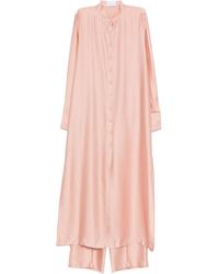 Silkylicious - Silk Top And Trousers Set - Lyst
