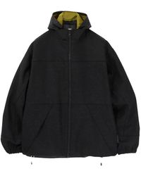 GR10K - Chaqueta Panno Con Capucha - Lyst
