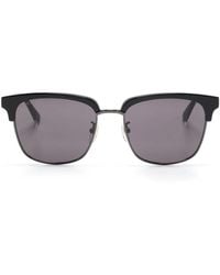 Gucci - Web-Detailed Square-Frame Sunglasses - Lyst