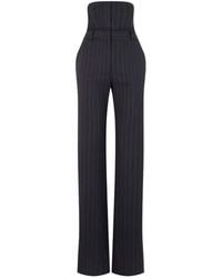 Monse - Striped Tailored Trousers - Lyst