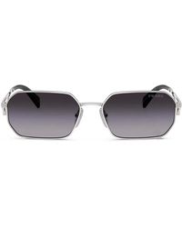 Prada - Gradient Rectangle-Shape Sunglasses - Lyst