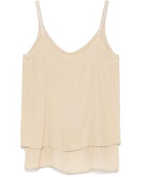 MOUTAKI - Oberteil mit Slub-Struktur - Lyst