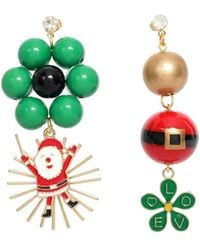 Amir Slama - Christmas-Motifs Asymmetric Earrings - Lyst