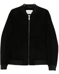 Amaranto - Bomber Con Zip - Lyst