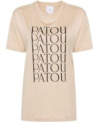 Patou - T-shirt Van Biologisch Katoen - Lyst