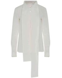 Givenchy - Bluse Aus Seide - Lyst