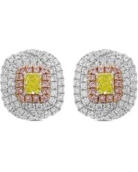 HYT Jewelry - 18K Diamond Earrings - Lyst