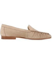Veronica Beard - Prilla Ruched Suede Loafers - Lyst