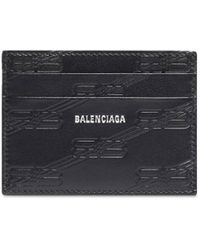 Balenciaga - Porte-cartes à motif monogrammé embossé - Lyst