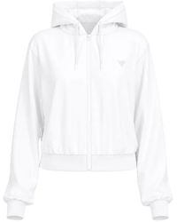 Guess - Rhinestone-Embellished Hoodie - Lyst