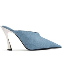 Mugler - Mules Mit Spitzer Kappe - Lyst