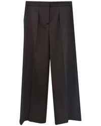 Givenchy - Pleated Wide-Leg Tailored Trousers - Lyst