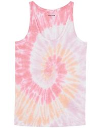 Kujten - Soft Sunny Tie-Dye Scoop-Neck Tank Top - Lyst