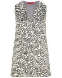 Simon Miller - Fountain Sequin-Embellished Mini Dress - Lyst