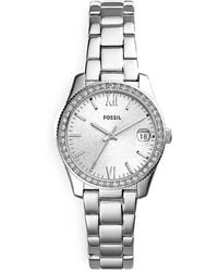 Fossil - Scarlette Crystal-Embellished 33Mm Watch - Lyst
