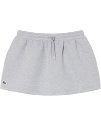 Lacoste - Short Double-Face Jersey Skirt - Lyst