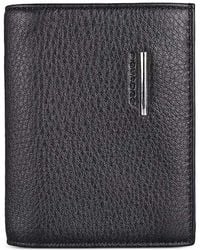 Piquadro - Grained Leather Passport Holder - Lyst