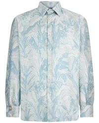Billionaire - Printed Silk Shirt - Lyst
