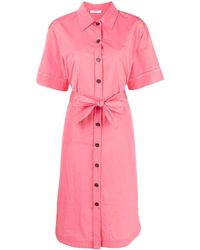 Peserico - Short-sleeve Shirt Dress - Lyst