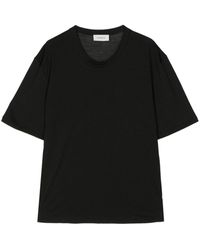 Laneus - T-shirt en coton à manches courtes - Lyst