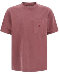 Gramicci - T-Shirt À Logo Brodé Et Poche De Poitrine - Lyst