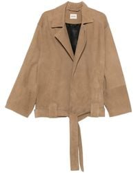 KHAITE - Alder Belted Jacket - Lyst