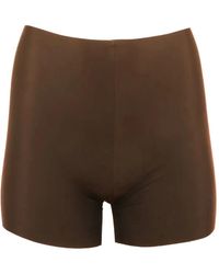 Fleur du Mal - Le Stretch Micro Seam-Free Shorts - Lyst