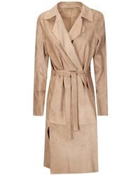 Salvatore Santoro - Belted Sheepskin Coat - Lyst