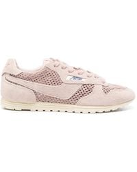 Autry - Silk Leather Sneakers - Lyst