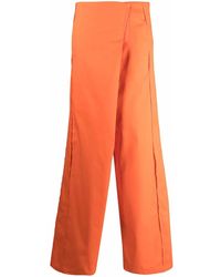 Sunnei - High-Waisted Wide Trousers - Lyst