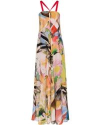 Paul Smith - Floral Collage-print Silk Dress - Lyst