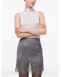 Patrizia Pepe - High-Neck Embellished Top - Lyst