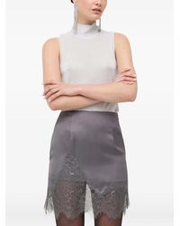 Patrizia Pepe - High-Neck Embellished Top - Lyst