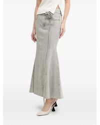 Miss Sixty - Rose-Embellished Fishtail Skirt - Lyst