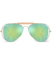 Ray-Ban - Lunettes De Soleil À Monture Pilote - Lyst