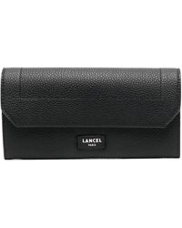 Lancel - Portefeuille en cuir à patch logo - Lyst