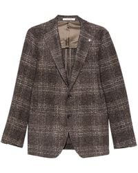 Tagliatore - Blazer Rena Droit À Carreaux - Lyst