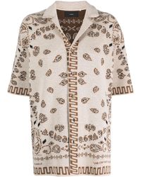 Alanui - Bandana-jacquard Cotton Shirt - Lyst