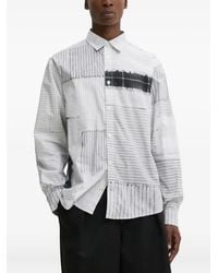 Desigual - Camicia Gessata Patchwork - Lyst