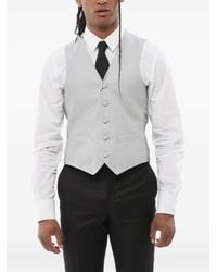 Corneliani - Button-Up Wool Waistcoat - Lyst