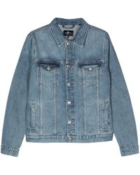 7 For All Mankind - Perfect Denim Jacket - Lyst