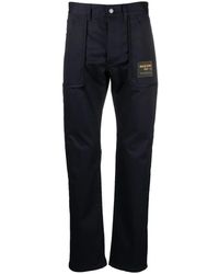 Moschino - Straight-Leg Cotton Trousers - Lyst