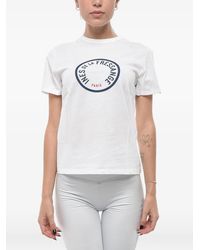 Ines De La Fressange Paris - Logo-Print Oscar T-Shirt - Lyst