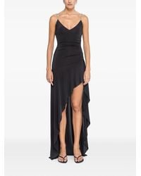 Nissa - Asymmetric Design Maxi Dress - Lyst